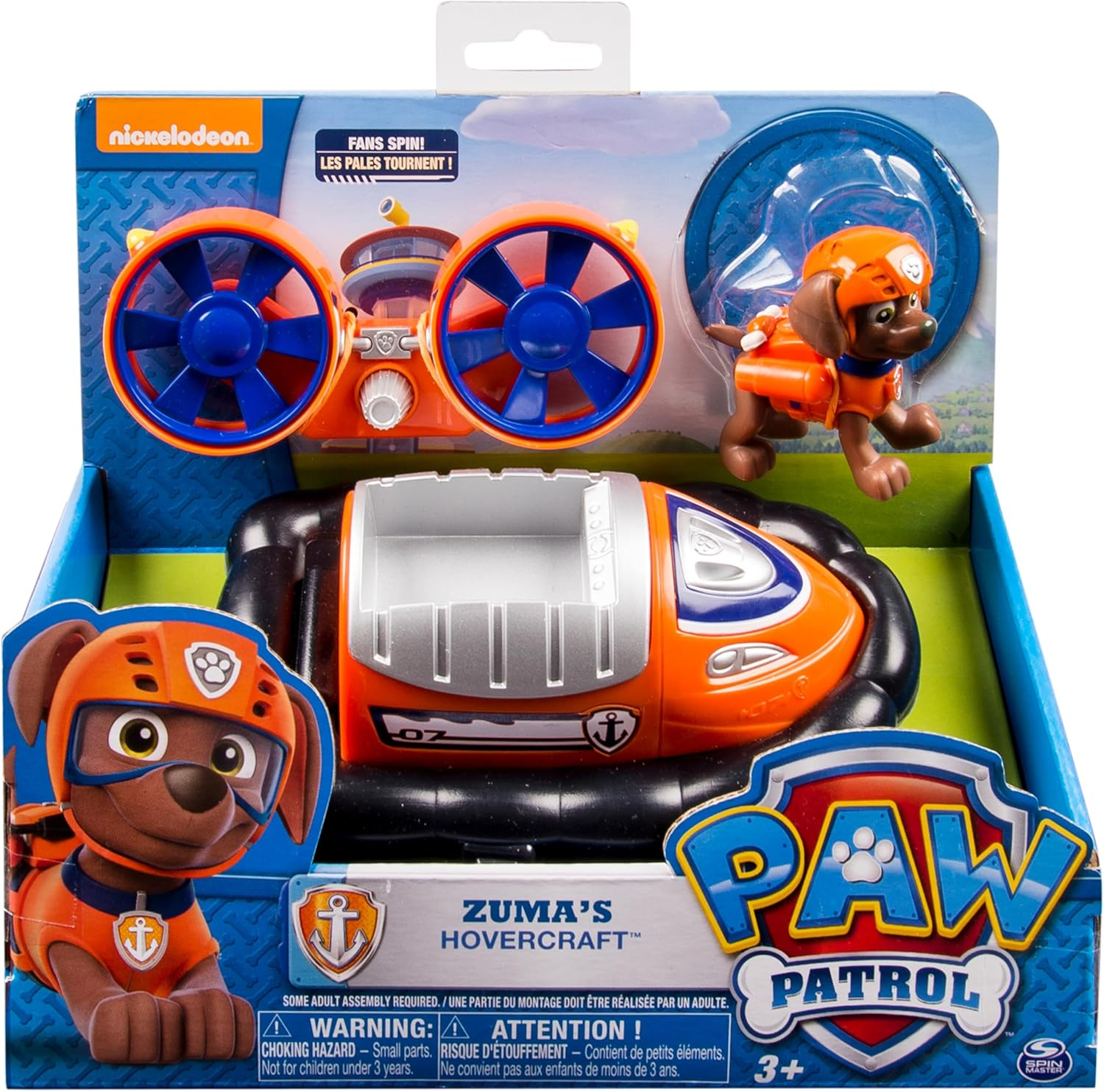 Paw Patrol Zuma'S Hovercraft, Vehicle and Figure image number 2