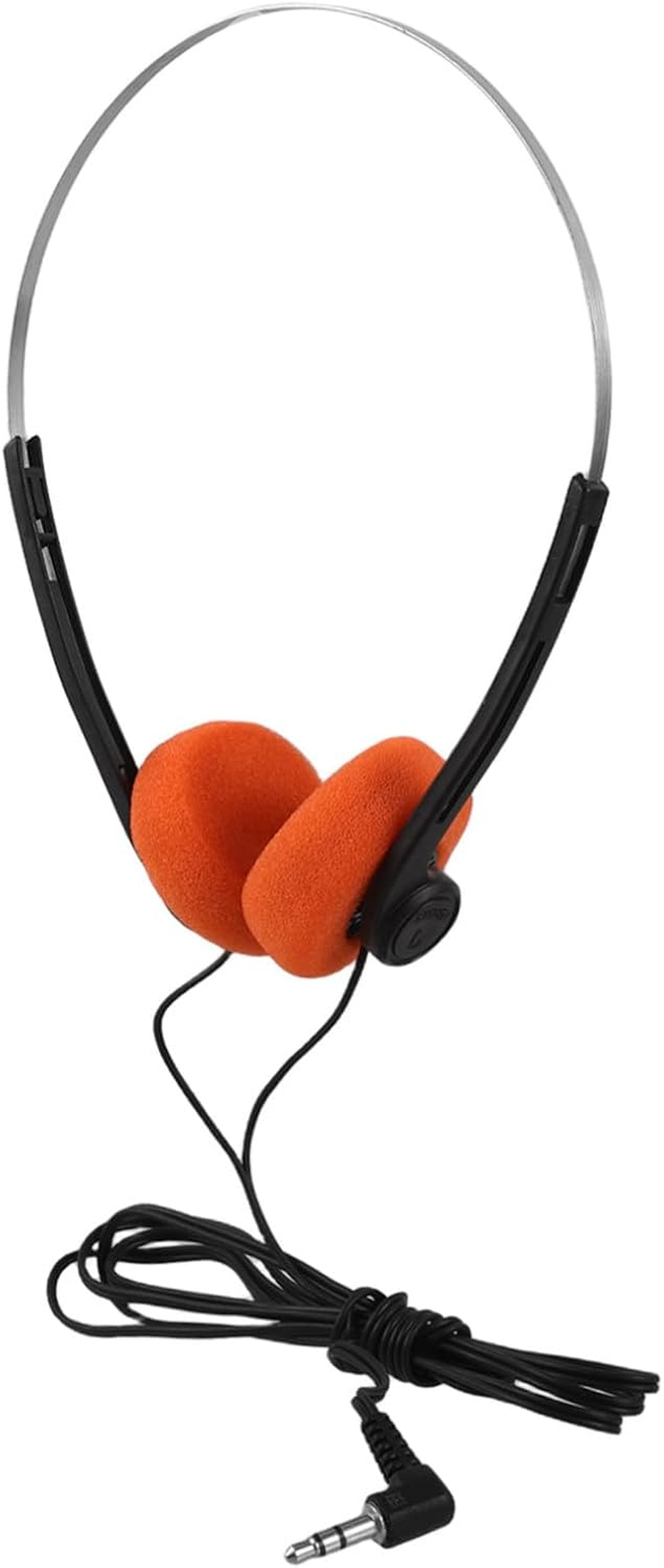 Levemolo Portable Ear Headphones with Adjustable Headband and Cushioned Ear Pads Lightweight Classic Retro Design for Students Safe Volume Listening in Classroom Library and Travel image number 2