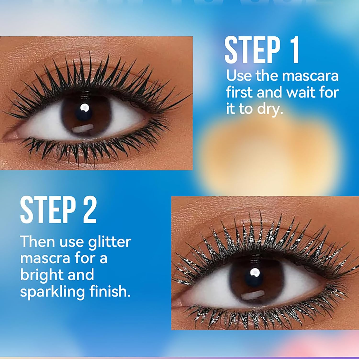 Colored Mascara Sets, Waterproof Colorful Mascara Gift Set, Long Lasting for Eyelash Eye Makeup