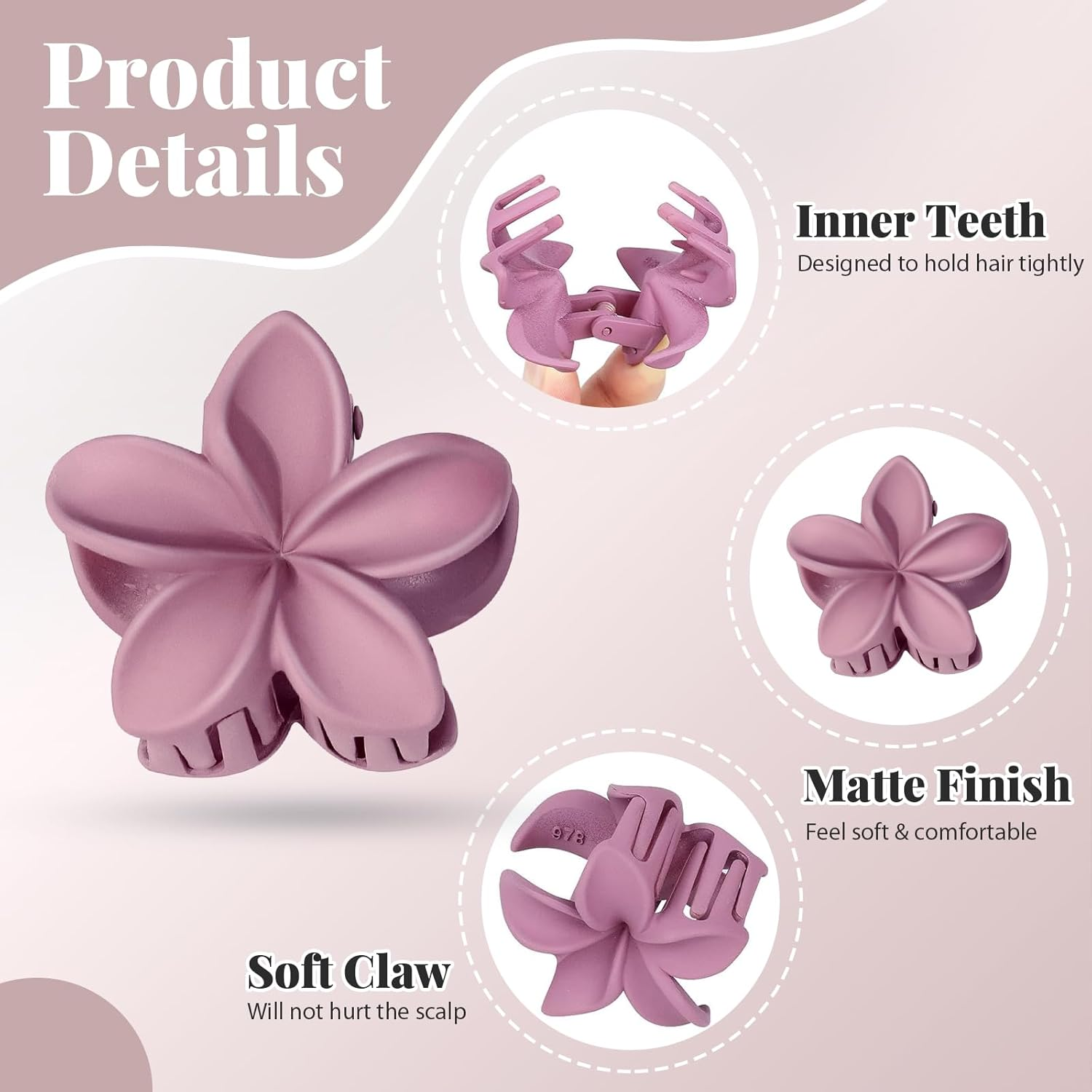 Blooms Women'S Hair Clips 6 image number 5