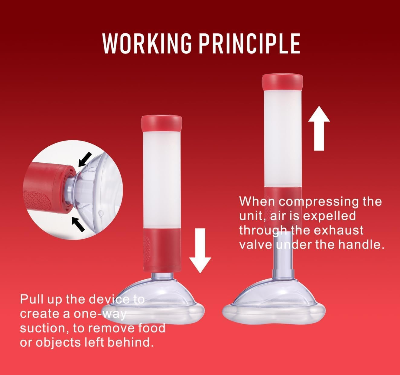 Effective Assist Device Works for Removing Foreign Material, Portable Suction Device for Children and Adults, Safe and Effective in Clearing Blockages(Reusable) image number 1