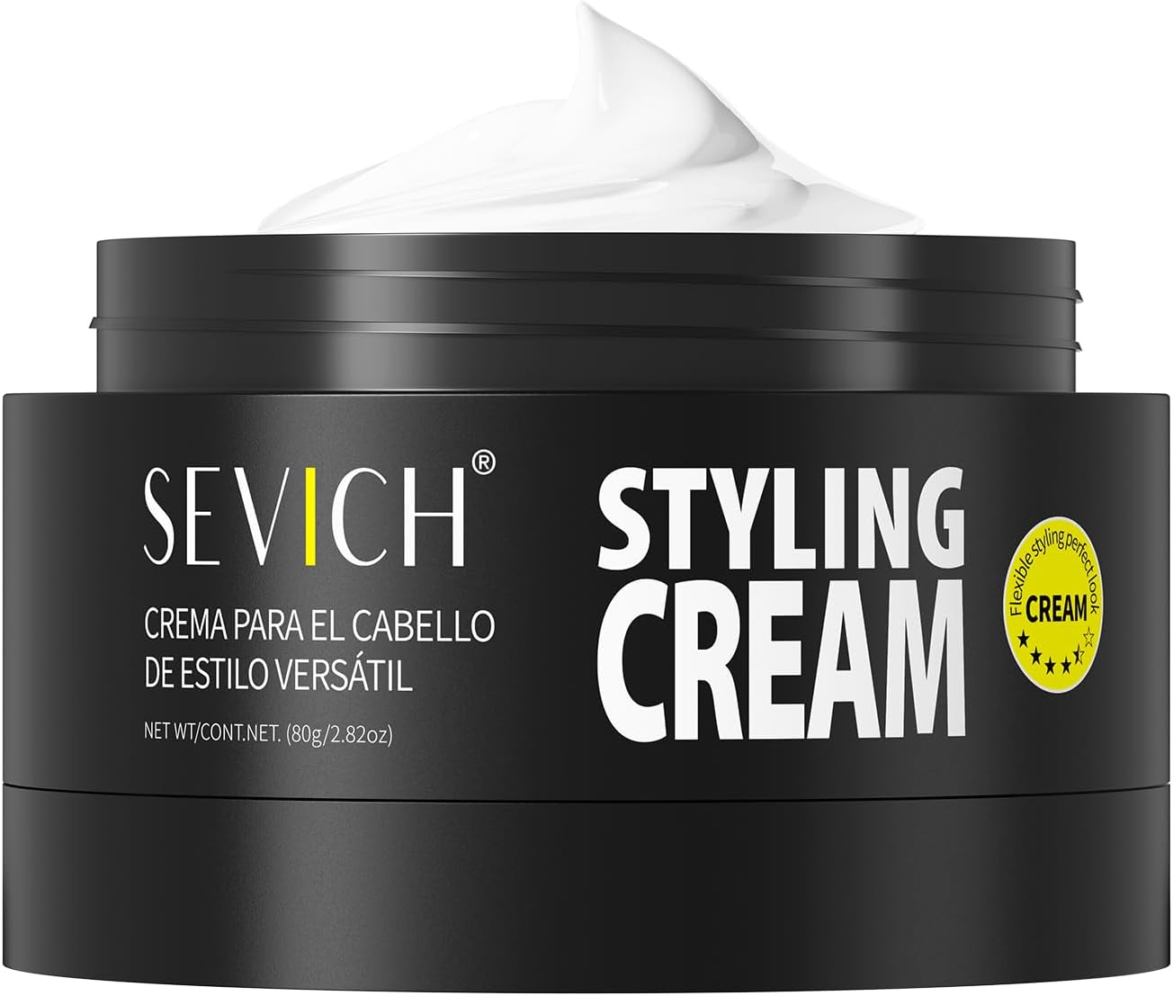 SEVICH Men'S Hair Styling Wax - Matte Powerful Hair Gel,Containing Plant Essence, Persistent Shaping,Fresh and Non Greasy, Easy to Clean, 80G