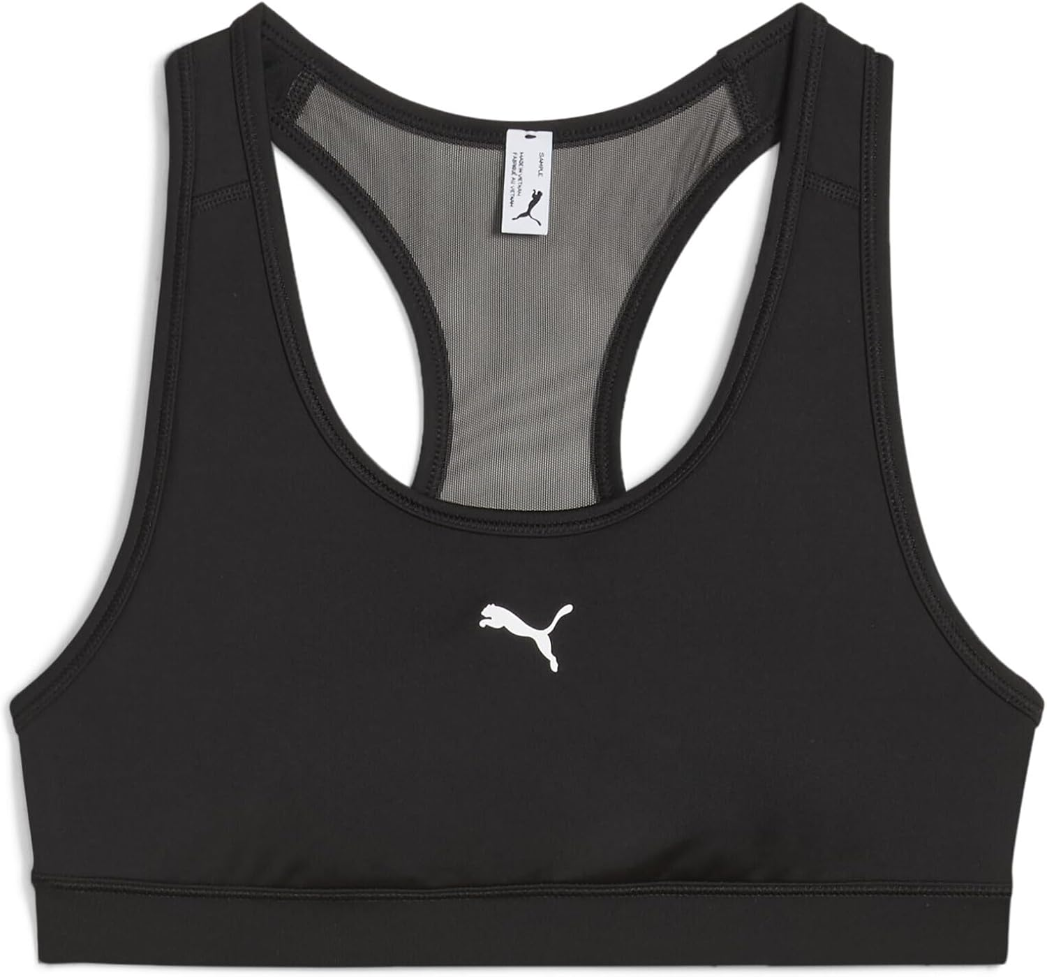 Puma Women'S 4Keeps Bra, Black/Small Cat, XL image number 3