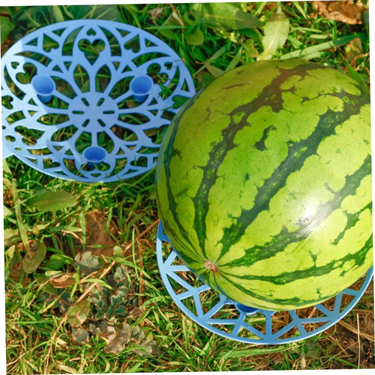 GANAZONO 3Pcs Plastic Watermelon Planting Tray for Fruit Storage Gardening Tray for Melon Support for Garden Supplies Needs Random Color image number 1