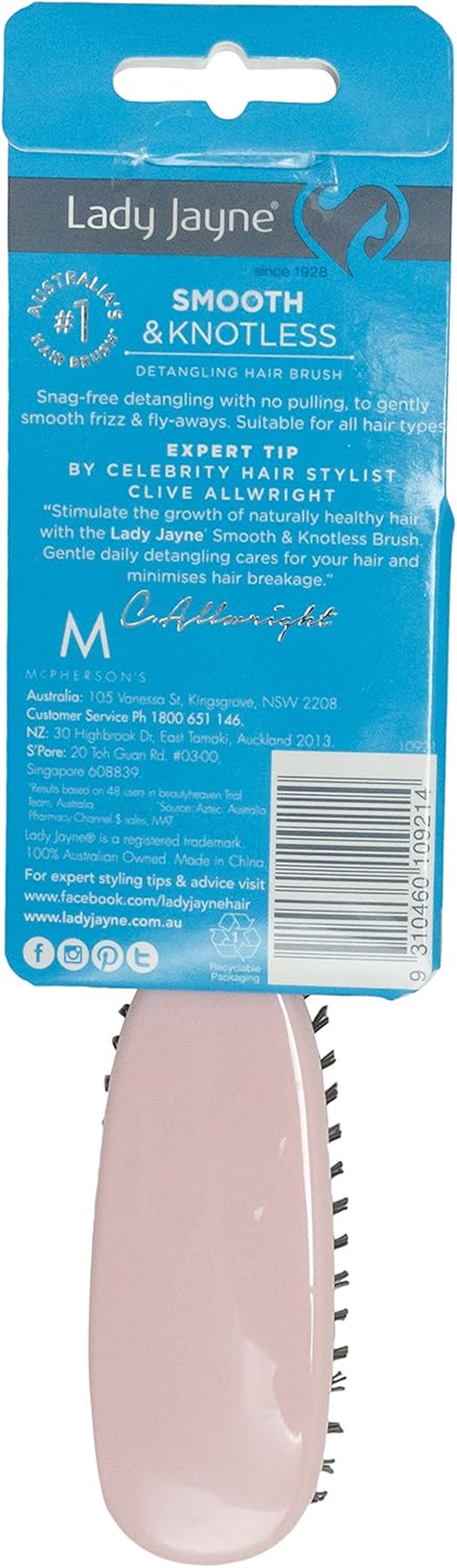 Lady Jayne Detangling Brush Small image number 1