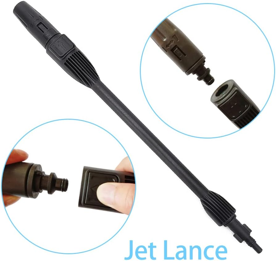 Variable Jet Lance Nozzle for Pressure Washer and Rotating Lance Nozzle Compatible with Bosch, Black & Decker, Annovi Reverberi AR, Michelin, Stanley, Mac Allister, Cecotec, Makita image number 5