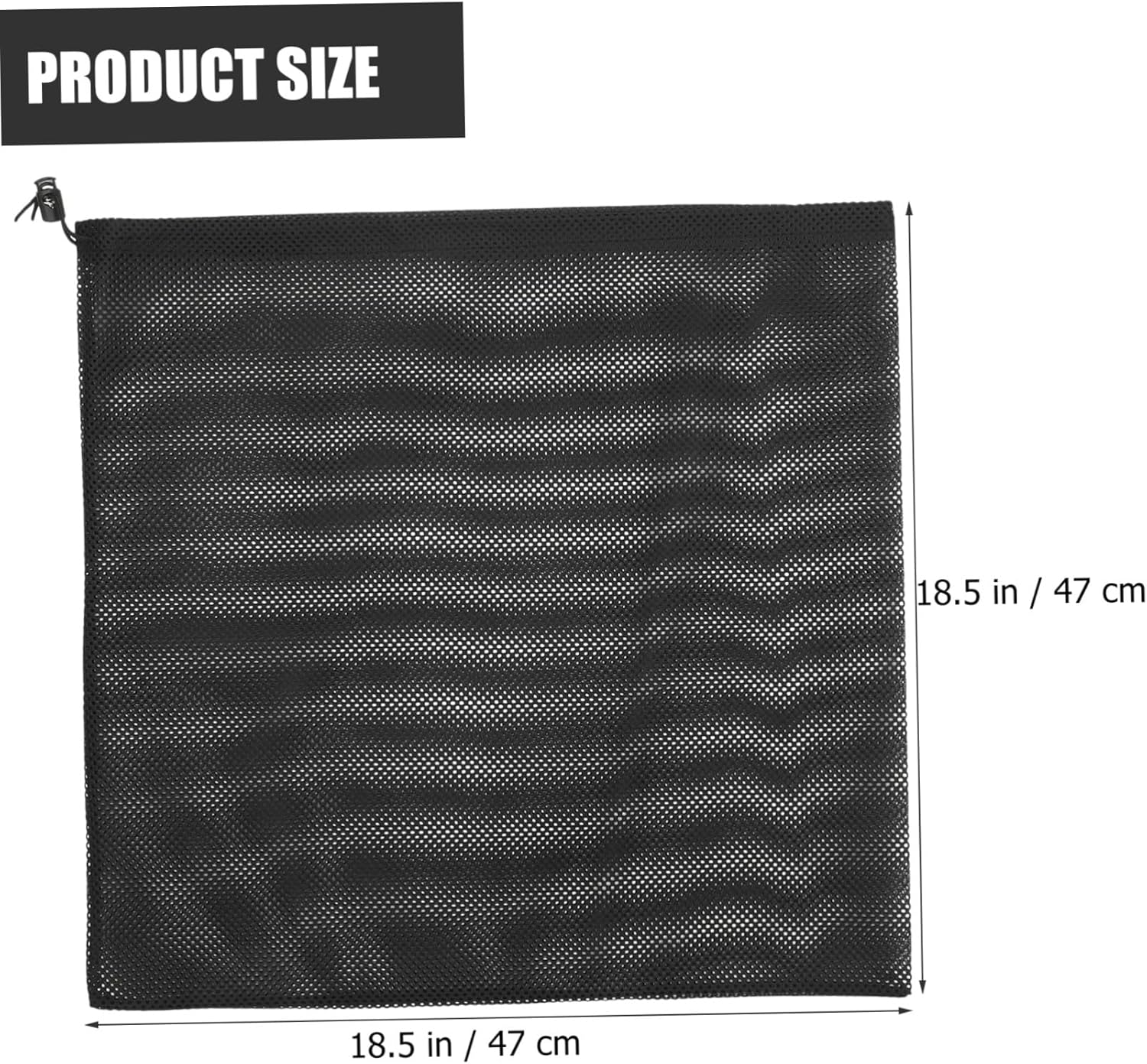 Water Pump Filter Bag Large Mesh Pouch with Drawstring and Buckle Protective Mesh for Outdoor Fountains Ponds Aquariums Easy to Clean and Replace Extends Pump Life Black image number 6