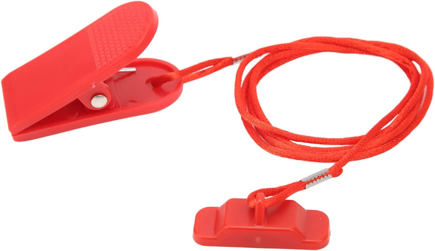 Treadmill Safety Key, 2Pcs Treadmill Magnet Security Lock, Universal Fit Most Treadmill Requiring round Key, Auto Protection Running Machine Security Stop Lock Replacement image number 2