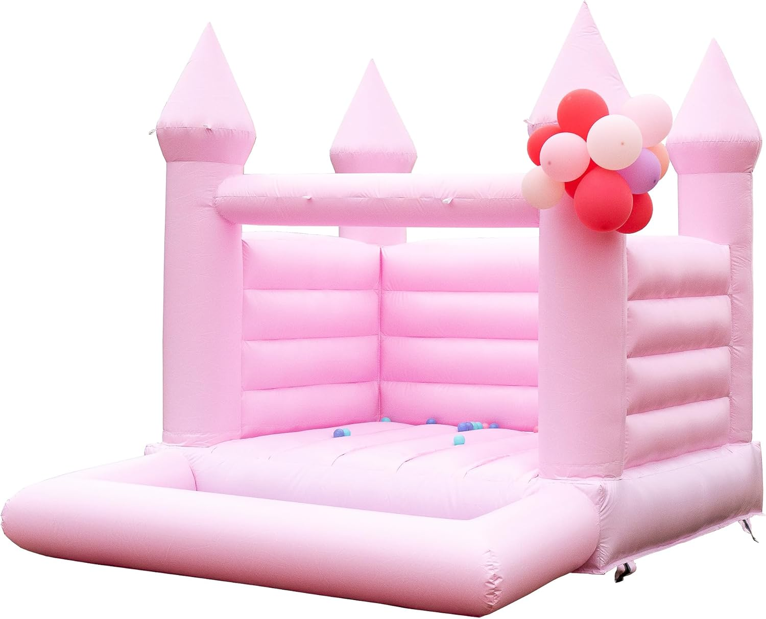 Inflatable Bounce House with Ball Pit,Contain Blower,Pvc Kids Bounce Castle,Inflatable Bounce House for Kids Toddlers Indoor Outdoor Jumping Bouncer Party Yard Toys image number 4