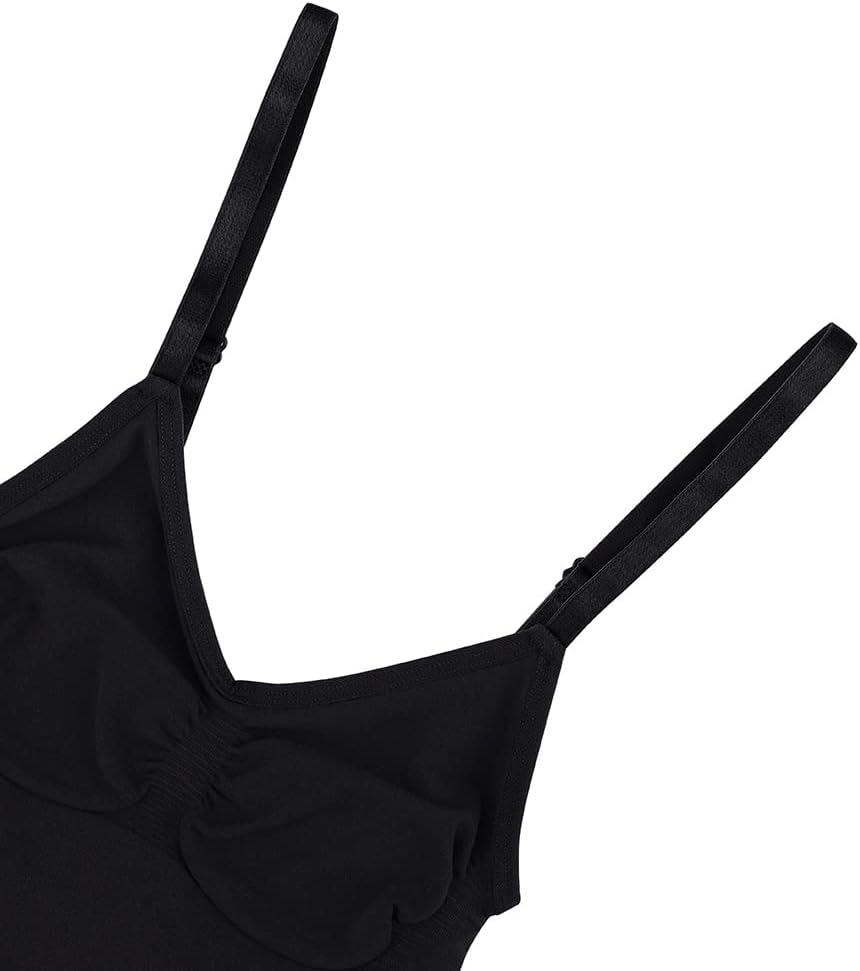 Seamless Bodyshaper Bodysuit for Women - Full Body Shapewear Body Sculpting Suits Sleeveless round Neck image number 3