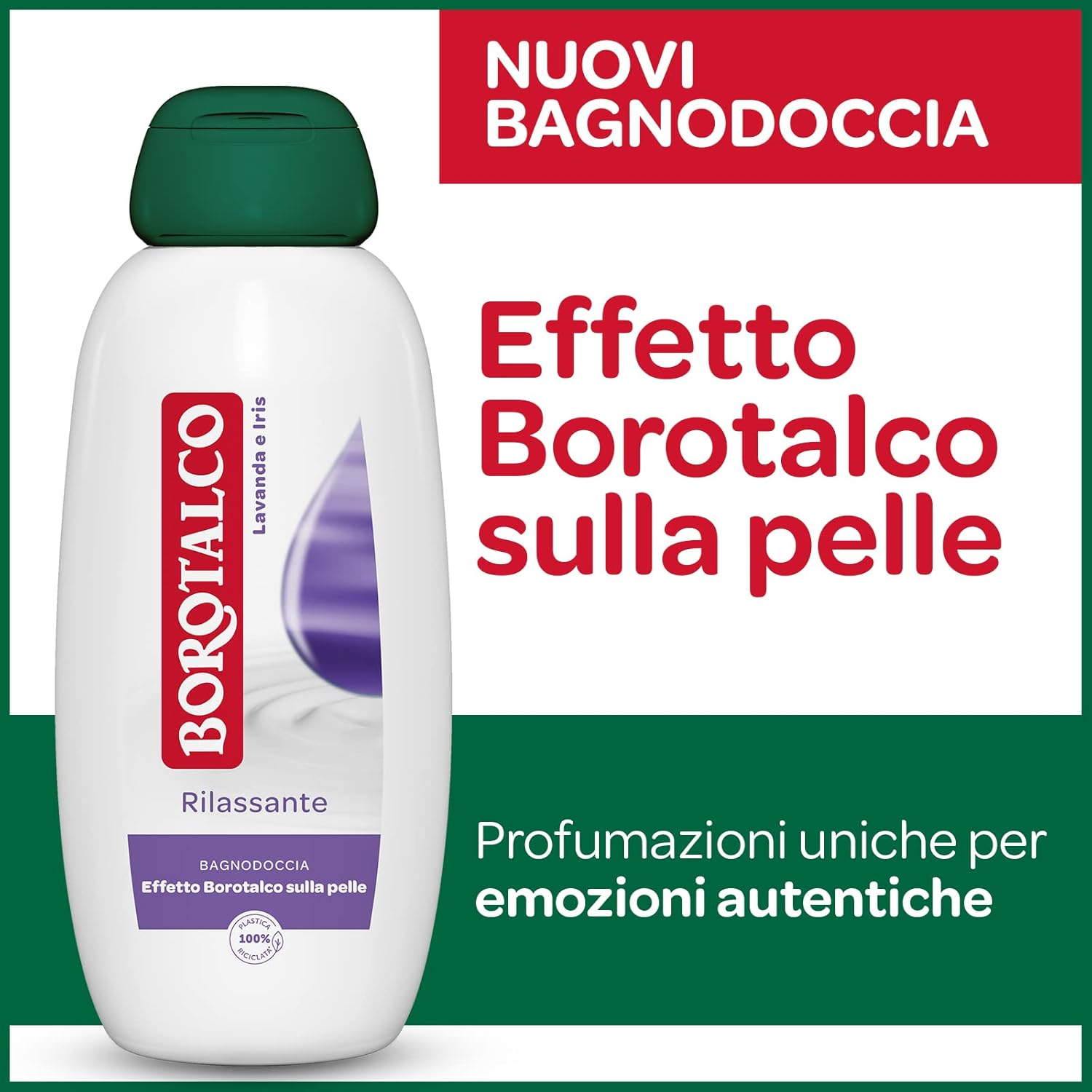 Borotalco Bath Foam with Lavender and Iris 20.28Fl.Oz 600Ml image number 2