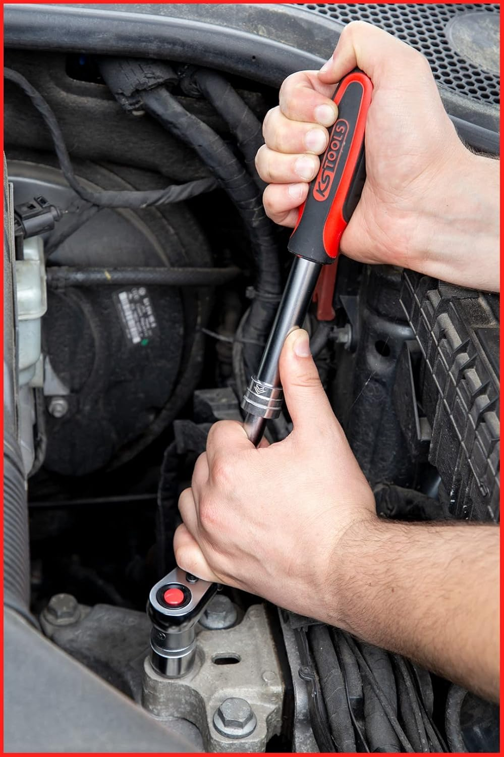 KS Tools Slimpower 914.1220 Telescopic Joint Reversible Ratchet 1/2 Inch 72 Teeth image number 3