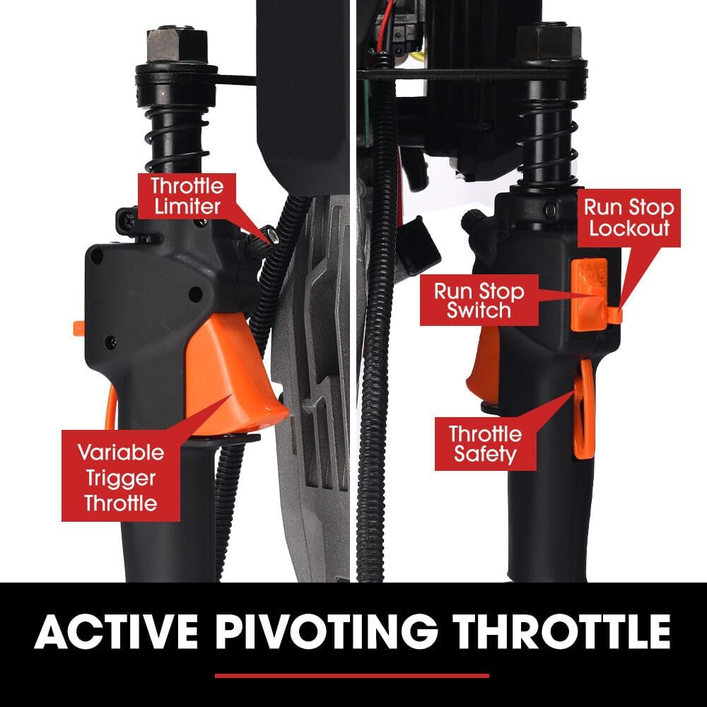 Baumr-Ag HP480 55Cc 4-Stroke Petrol Post Driver, with 2 Piling Socket Sleeves