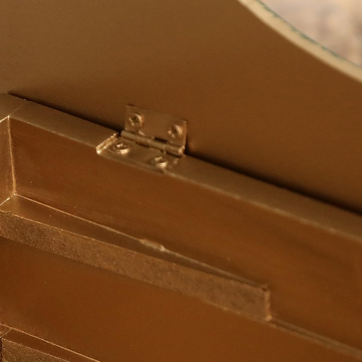 AIMALL Retro European-Style Hand-Painted Book-Shaped Tissue Box, Wooden Decorative Napkin Holder, Vintage Art Paper Box for Restaurant Table Ornaments, 10X5.7X4 Inches image number 3