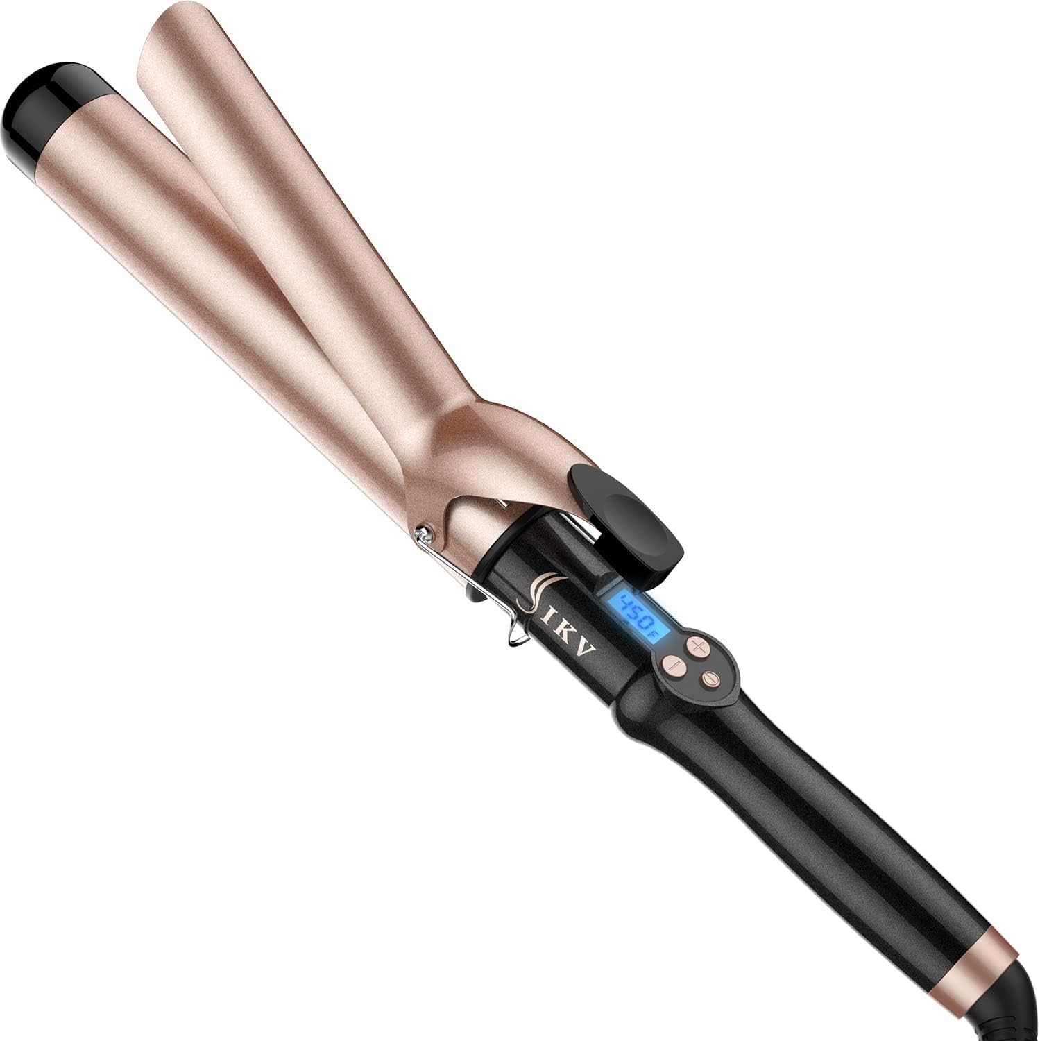 1 1/2 Inch Extra Long Barrel Curling Iron, 1.5 Inch Large Barrel for Long Hair Ceramic Tourmaline image number 5