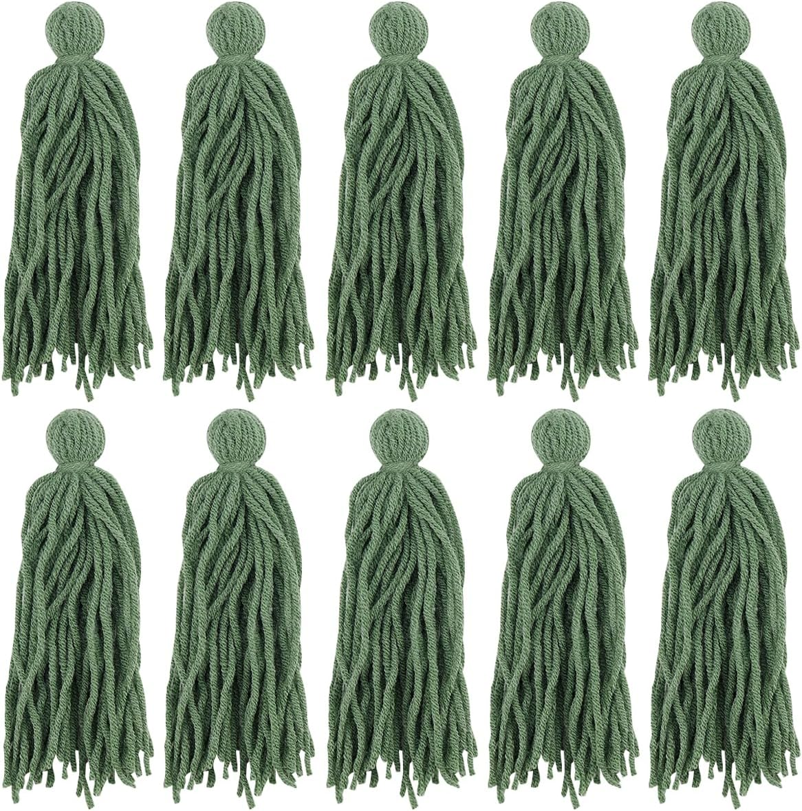 10PCS Fish Spawning Mops Fish Tank Spawning Mop Bionic Water Plants Fake Aquarium Plants Bunched for Egg Laying Aquatic Pet Breeding Mop Safe Baby Fish Hideout Decorative Aquarium Grass image number 2