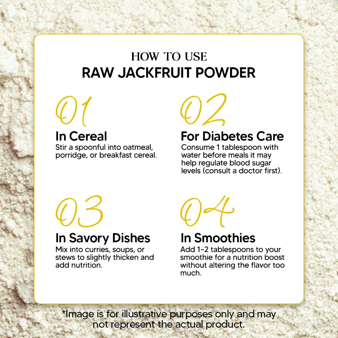 Maigreens Raw Jackfruit Powder 150G &ndash; Low GI, Diabetic-Friendly Flour | Rich in Fibre, Natural & Vegan | Ideal for Cooking, Baking & Smoothies