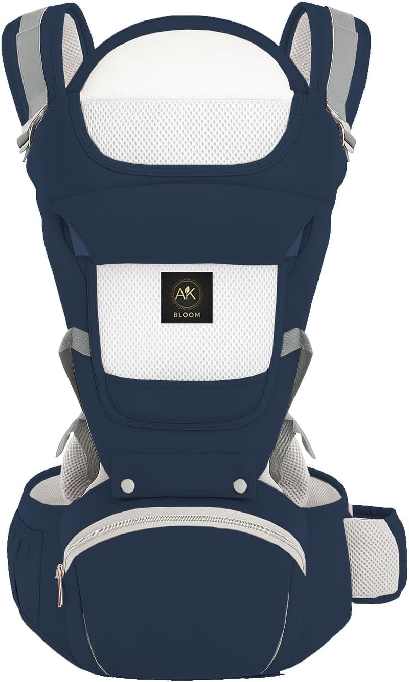Baby Carrier &ndash; Ergonomic Newborn Carrier 3.5&ndash;15 Kg, Soft Structured Front & Back Carry, Breathable & Adjustable