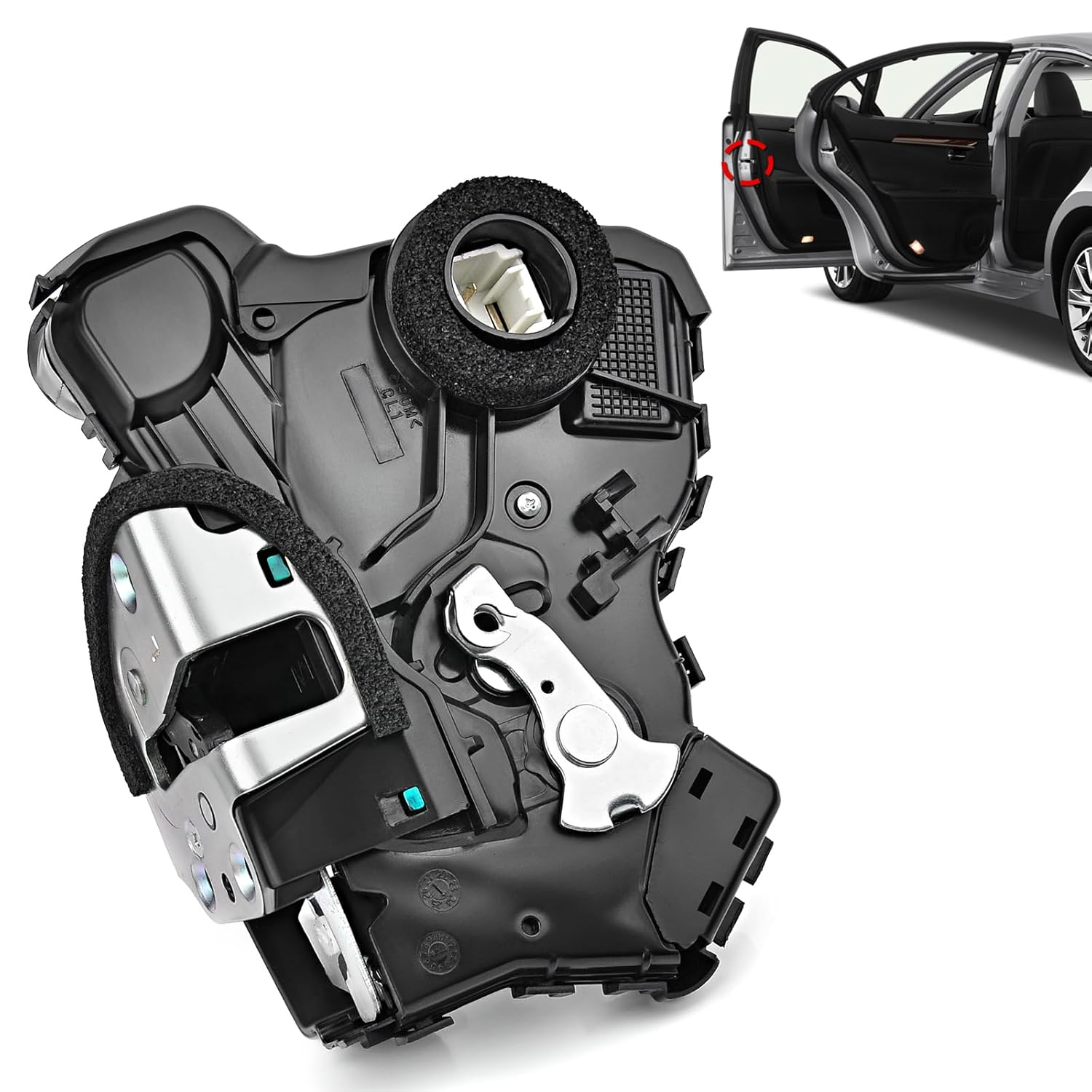 TOP-MAX Door Lock Actuator Motor Compatible with Lexus Scion Toyota 4Runner Camry Corolla Highlander RAV4 Sequoia Sienna Tundra Matrix, Front Left Driver Side Replaces 69040-0C050,69040-06180,931-401 image number 6