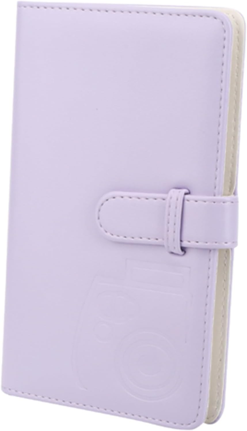 3 in 96 Pockets Photo Album, Picture Albums Cardcase Bank Card Storage Book for Mini11/8/9/7S/25/70/90 Instant Camera Photograph (Purple) image number 1