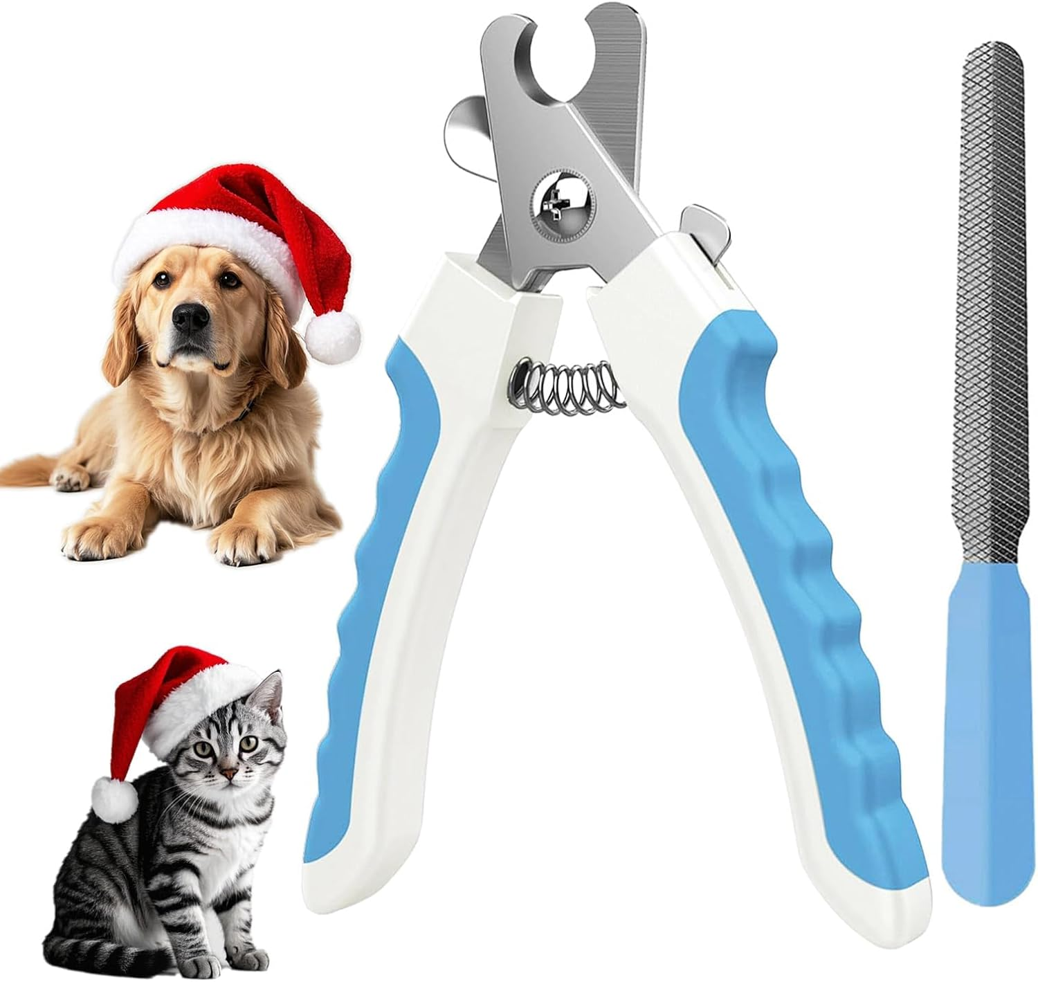 Dog & Cat Nail Clippers and Trimmers &ndash; Professional Pet Grooming Tool with Safety Guard, Razor-Sharp Blade & Free Nail File image number 5