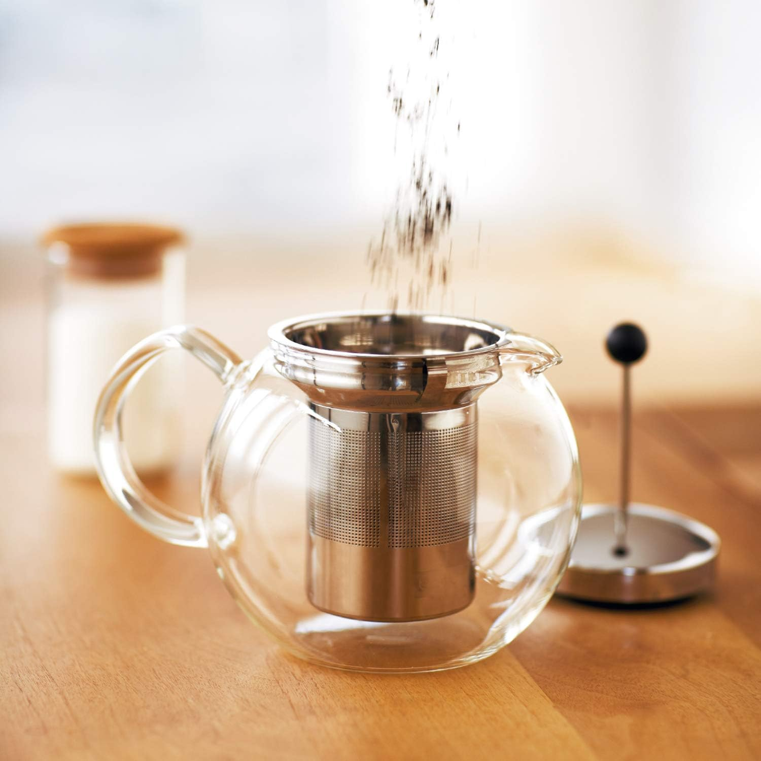 Bodum Tea Press with Filter, Chrome, 1807-16 image number 2