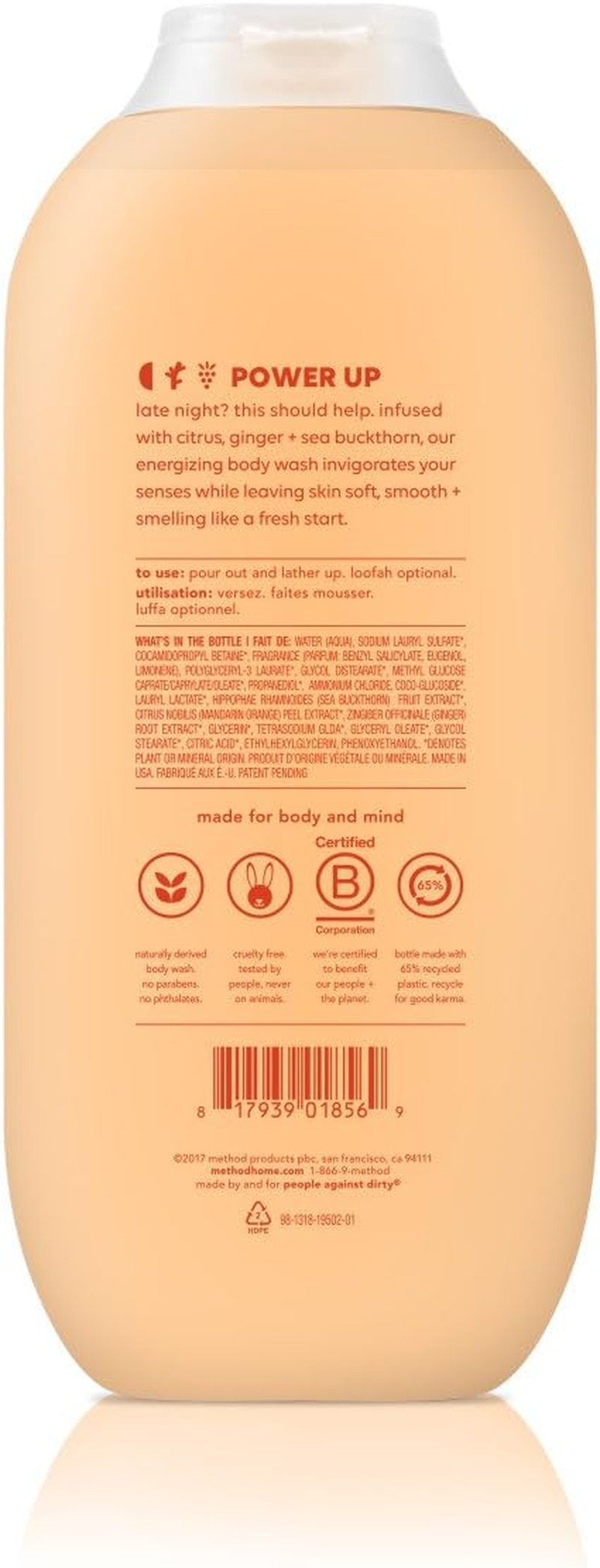 Method Body Wash, Energy Boost, 530Ml (6 Count) image number 2