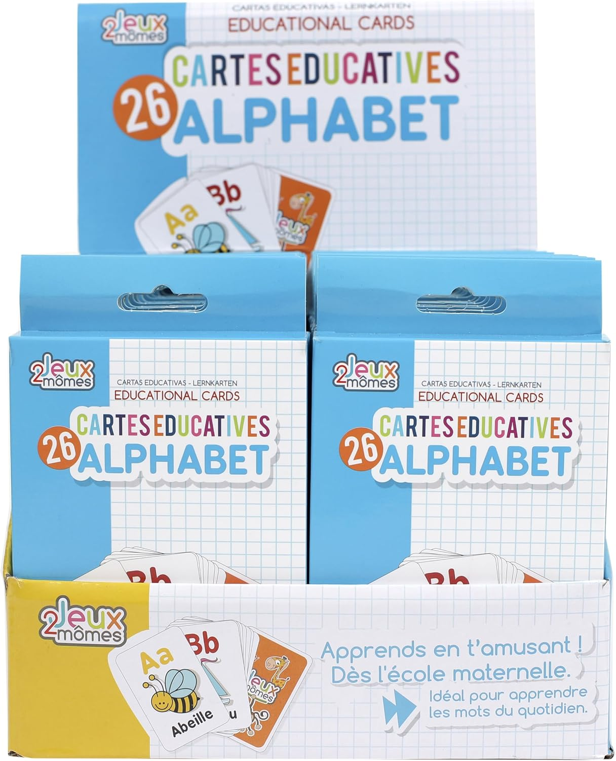 Juegos 2 Momes Ea5014 Educative Palabras Tarjeta Papel Multicolor 7,90 12 X 0,10 Cm