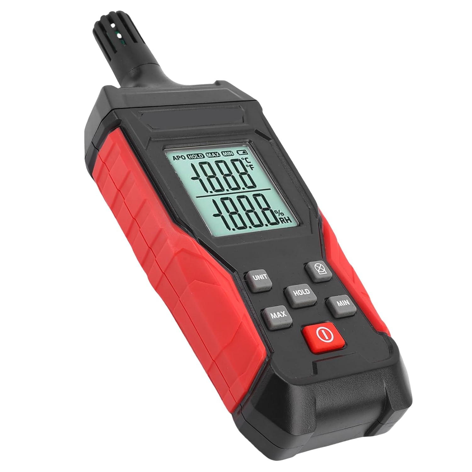 Jiawu Digital Temperature Moisture Detector with Retreated Hand -Hand Hygrometer Screens for the Home image number 6