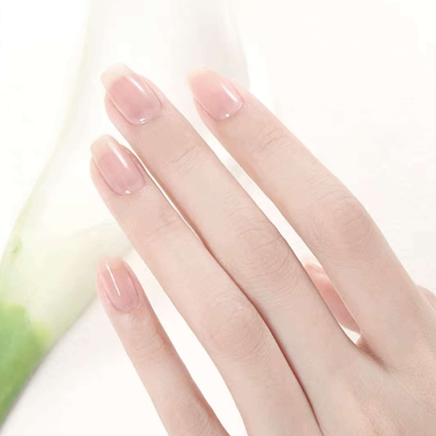 Vishine DUO Jelly Pink Crystal Gel Polish - 2 Pcs 15Ml Sheer Pink & Pinky Nude Translucent Gel Nail Polish Soak off UV Gel Polish Neutral Skin Color Nail Gel Nail Art Manicure at Home 0.51 Fl Oz image number 1