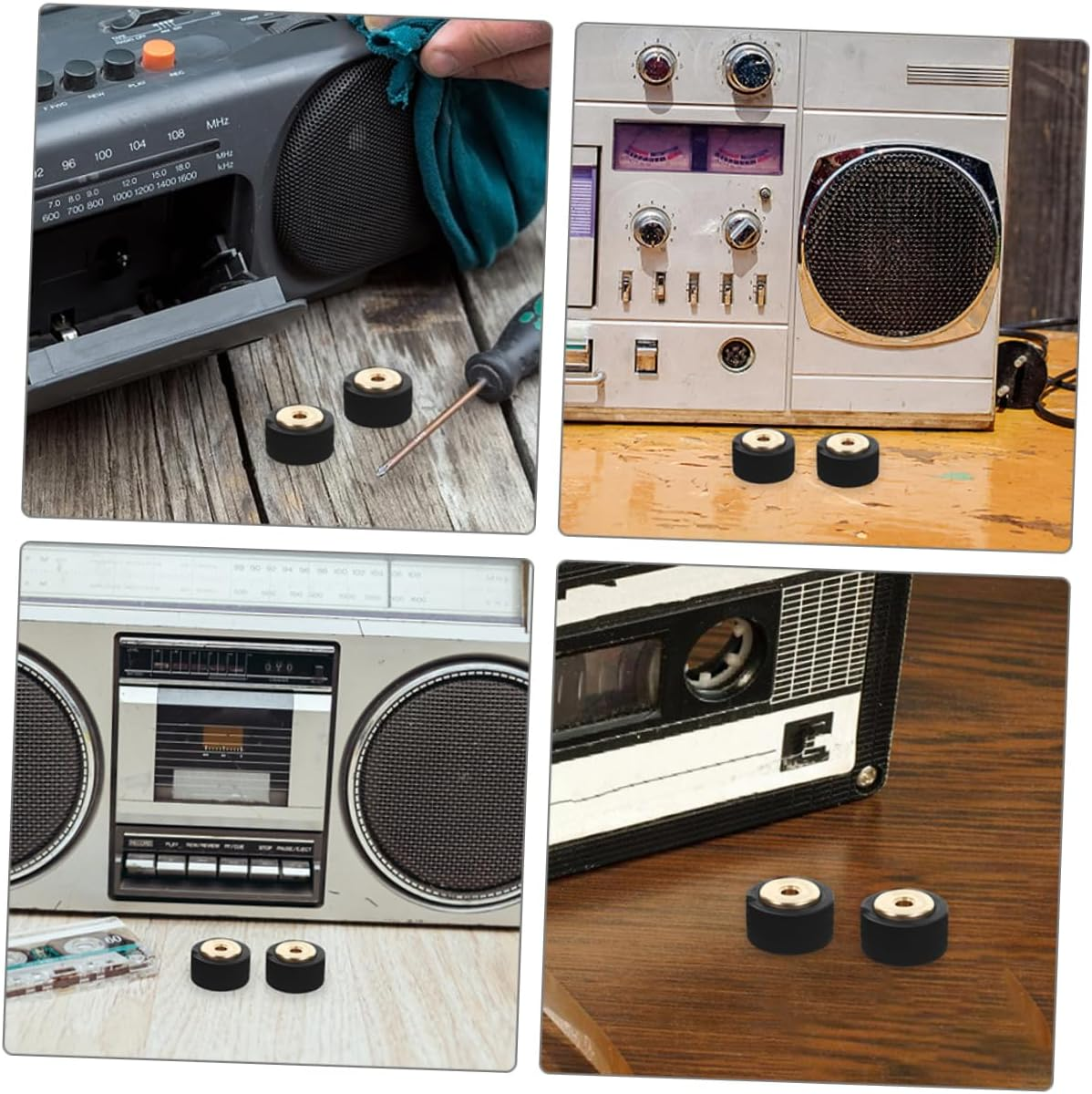 Cassette Tape Player Pinch Roller for Recorder Audio Parts Convenient Radio Supplies for Home Use Material image number 5