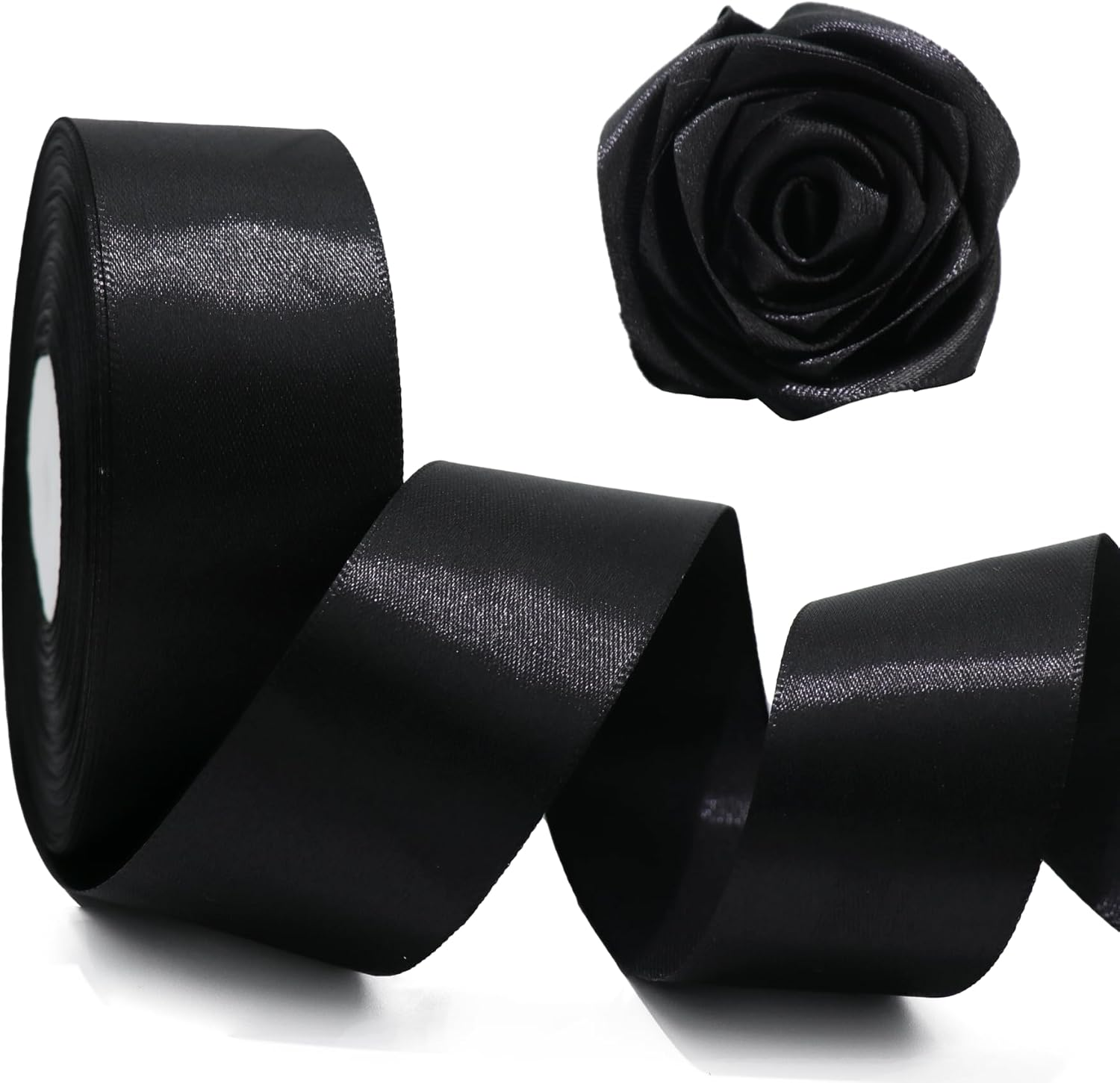 Royal Blue Ribbon 1-1/2 Inch Satin Ribbon Single Face Fabric Ribbon for Gift Wrapping, Roses Making, Bows, Flower Bouquet, Handmade Crafts, Birthday Wedding Party Decoration 30 Yards