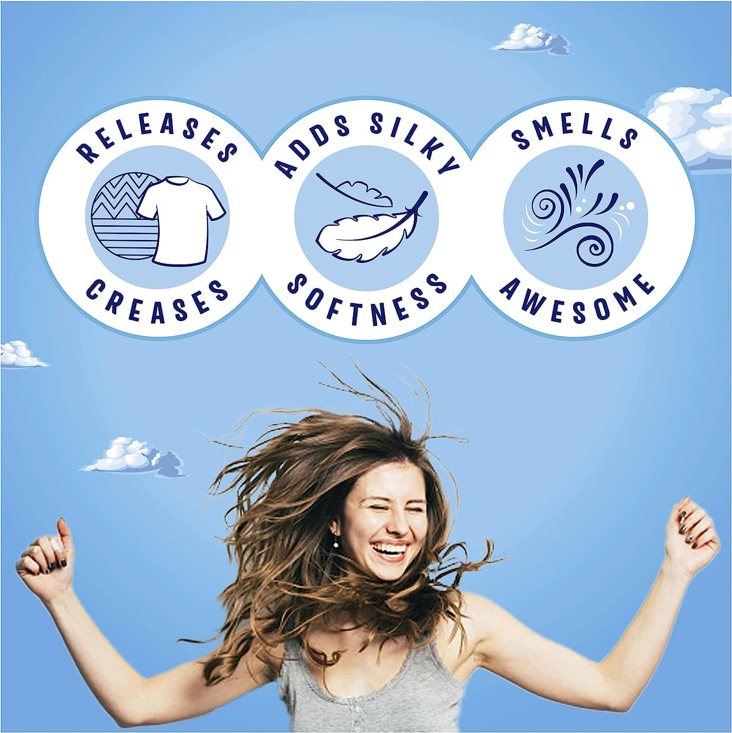 Fluffy Clothes Refresher Liquid Spray, 400Ml, It'S a Breeze, Freshen Up image number 6