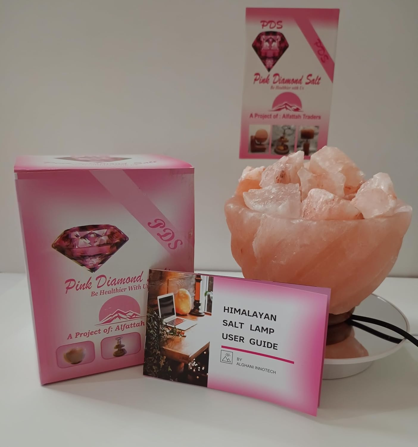 4-5 KG Himalayan Premium Dragon Fire Bowl Salt Lamp 100% Authentic, Beautifully Hand Crafted Dragon Fire Bowl Salt Lamp Comes with Complete Electric Fitting image number 2