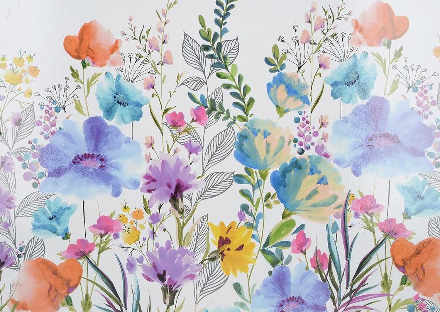 Creative Tops Lap Tray with Cushion with Meadow Floral Design, 44 X 34Cm, Multi-Colour image number 1