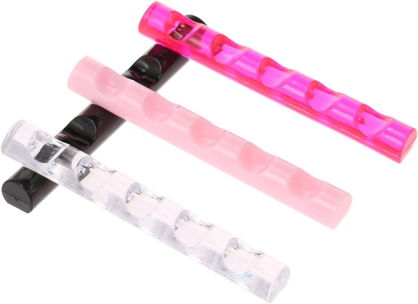 Xinyee Nail Brush Rack 5 Grids Acrylic Painting Pen Holder Nail Art Tool Manicure Penholder Rack Stand Holder image number 4