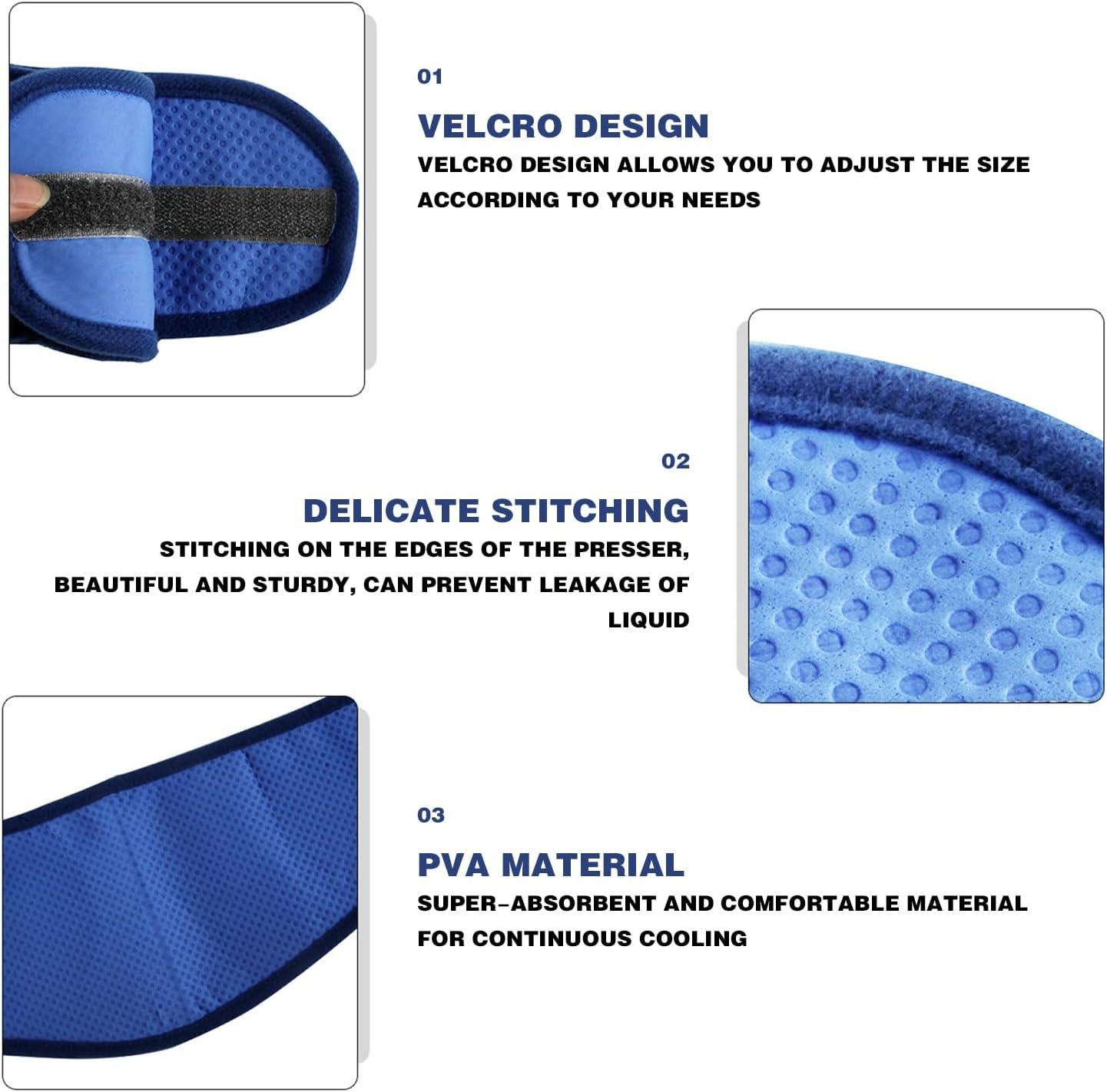 Neckerchief Cooling Dog, Dog Neckerchiefs, Cooling Dog Collar, Cooling Dog Bandana, Breathable, M image number 2