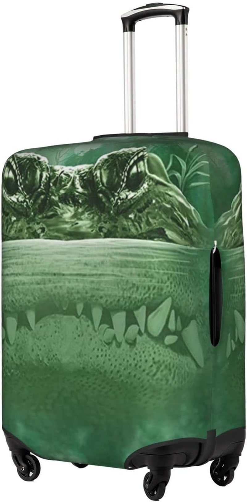 Gator Lurking Green Luggage Cover Anti-Scratch Suitcase Protector Fits 18-32 Inch Luggage image number 3