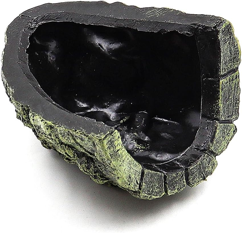 NUZAMAS Reptile Hideout Cave Fish Hiding Cave Aquarium Decoration Terrarium Stone Hideaway Natural Habitat Ornament for Turtle Gecko Spiders Frogs Lizards image number 4