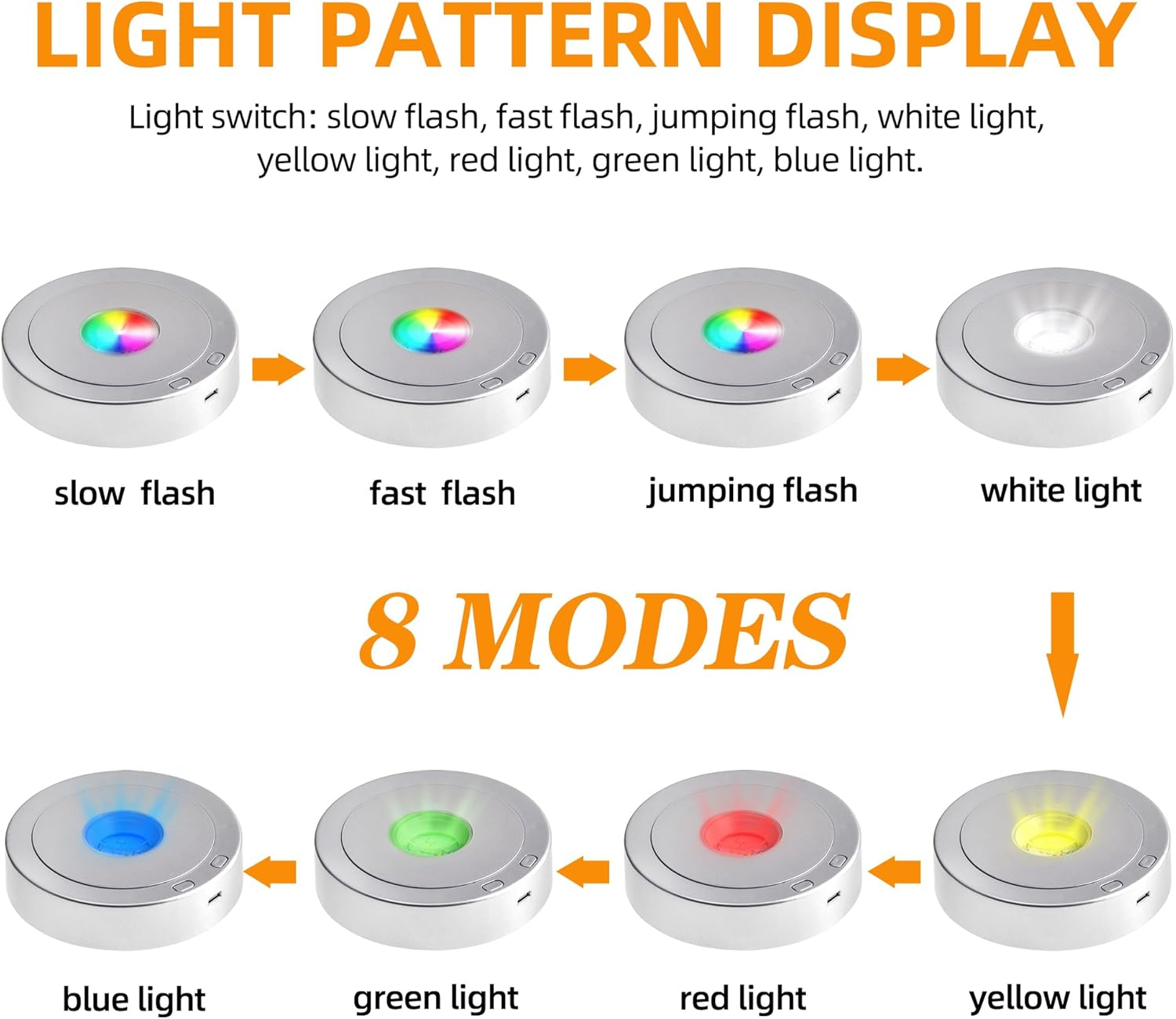 Rotating LED Display Base Colorful Light Crystal Display Base Stand,Suitable for Glass Crystal Spherical Artwork,Holiday Party Decoration. (Silver) - Silver image number 2