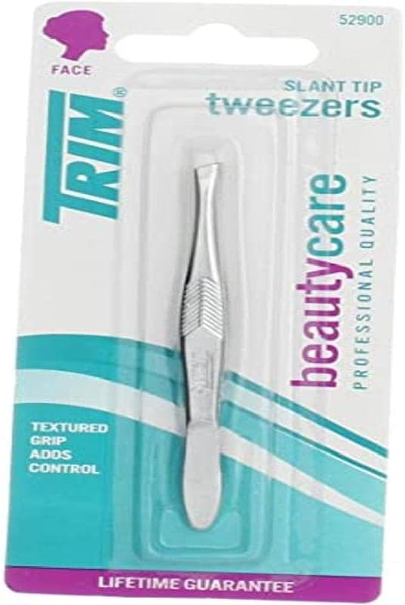 Trim Professional Quality Slant Tip Tweezers #52900 6 - Tweezers