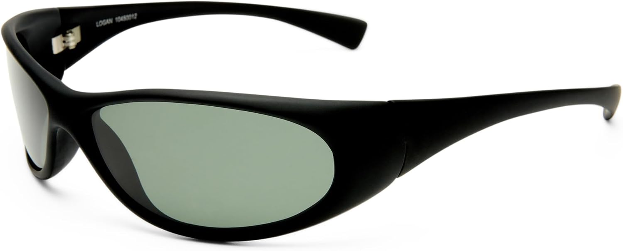 Cancer Council Male Logan 2048L-K Black Rubber Wrap Sunglasses image number 4