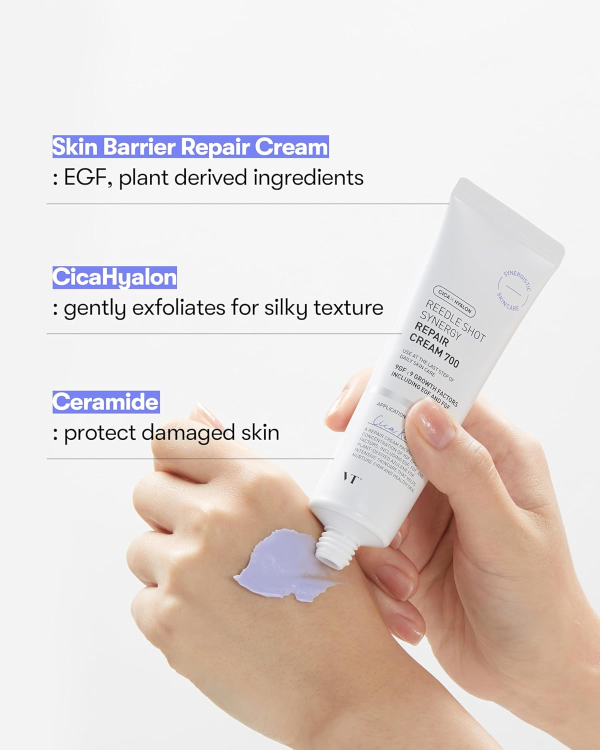 VT COSMETICS Reedle Shot Synergy Repair Cream 100, 300, 700 (50Ml) (Repair Cream 700) image number 4