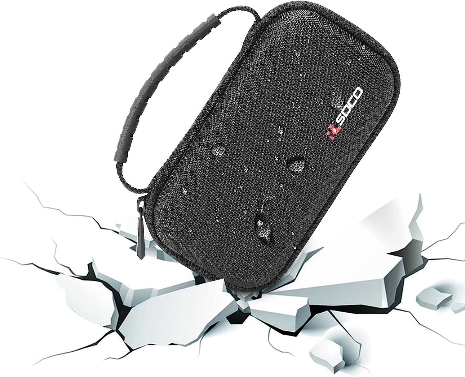 RLSOCO Hard Case for Marshall Emberton Iii/Marshall Emberton Ii/Marshall Emberton Portable Bluetooth Speaker,Lightweight Hard Case (Case Only) - Black image number 3