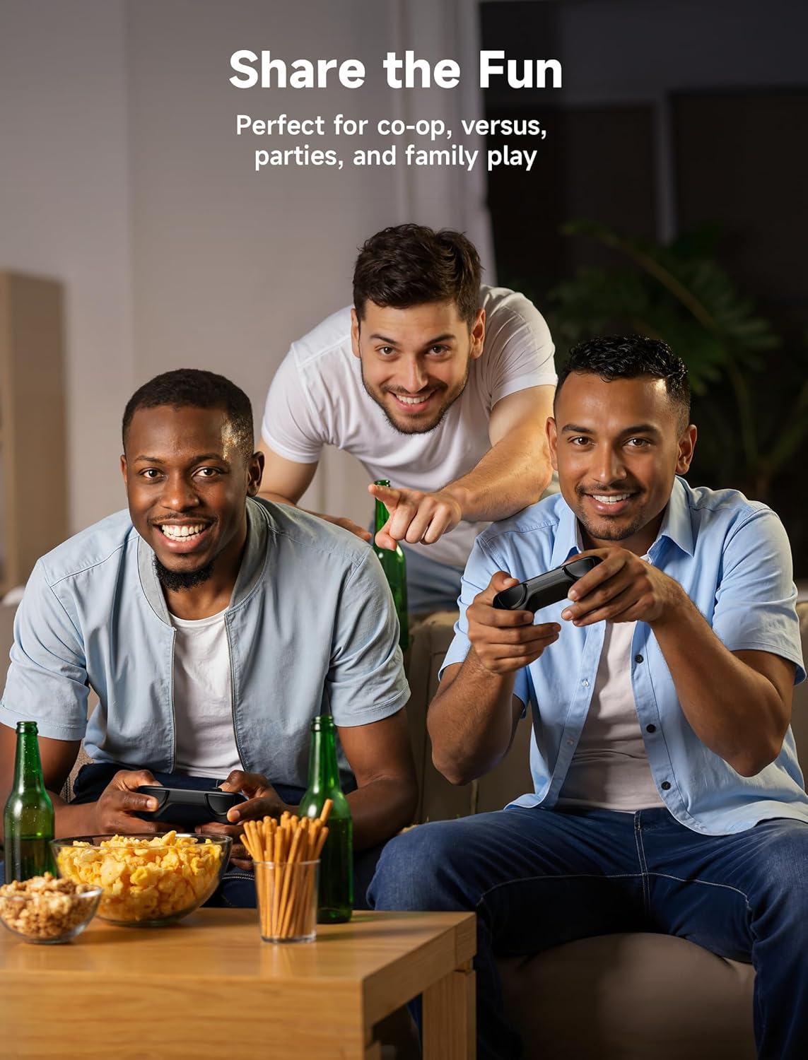 JSAUX 2-Pack Grip Compatible with Joycon Nintendo Switch 2 (2025) Controllers, Handle Hand Grip Case Kit for Joy Cons (Black) image number 4