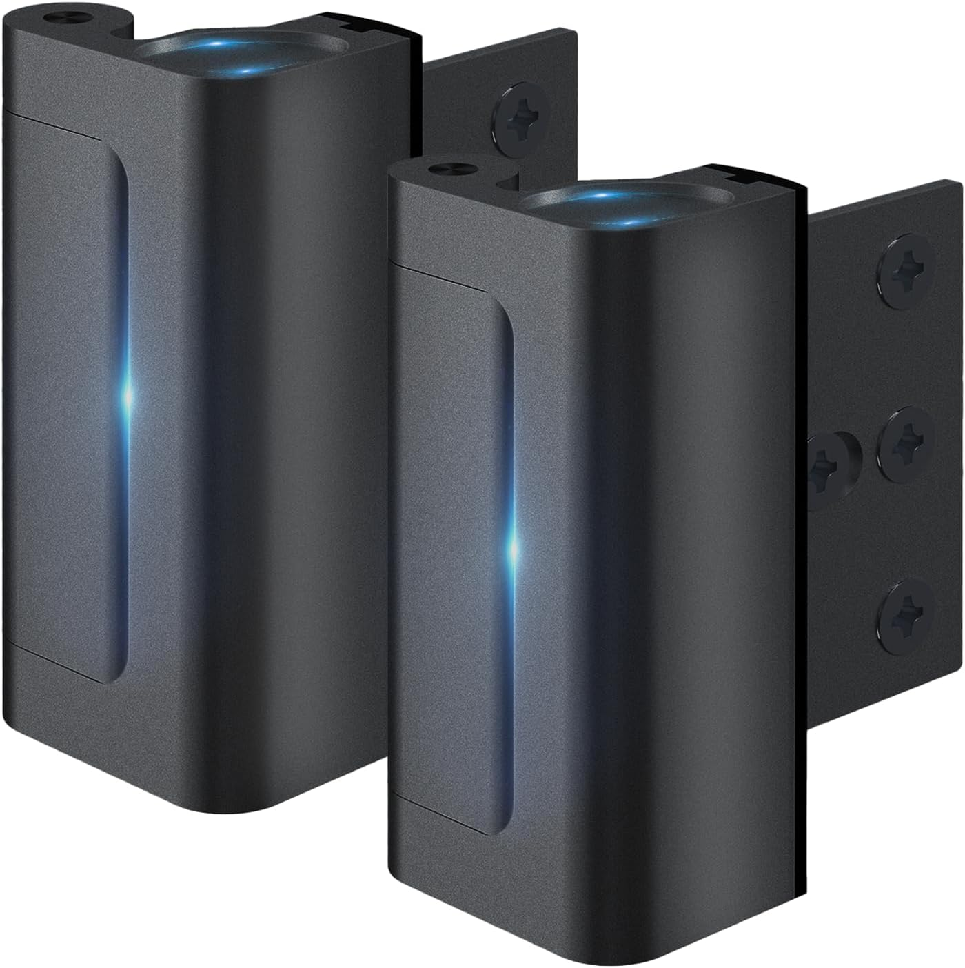 Rerishom 2 Pack Door Lock Withstand 800 Lbs for Inward Swinging Door,Door Reinforcement Lock with 8 Screws to Prevent Unauthorized Entry, Child Proof Pin Tumbler for Extra Home Security and Privacy