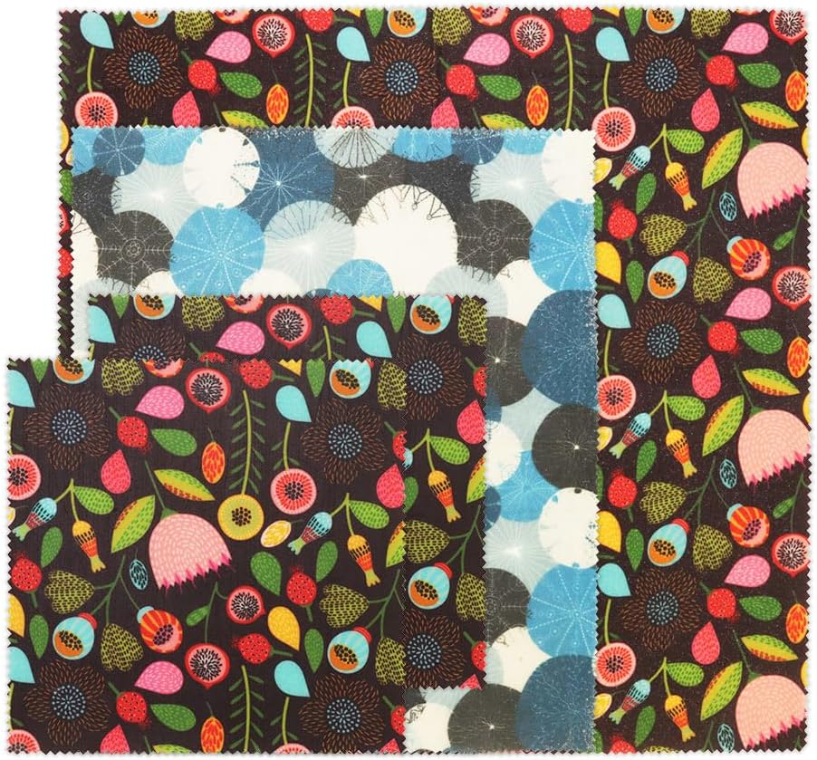 Bee Wrappy Beeswax Food Wraps (Pack of 4)