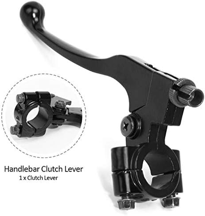 GLXAU Aluminum Left 22Mm 7/8 Inch Handlebar Clutch Lever for Pit Dirt Bike Motorcycle ATV Motorcycle Accessories Brakes Parts (Color : Black) image number 3