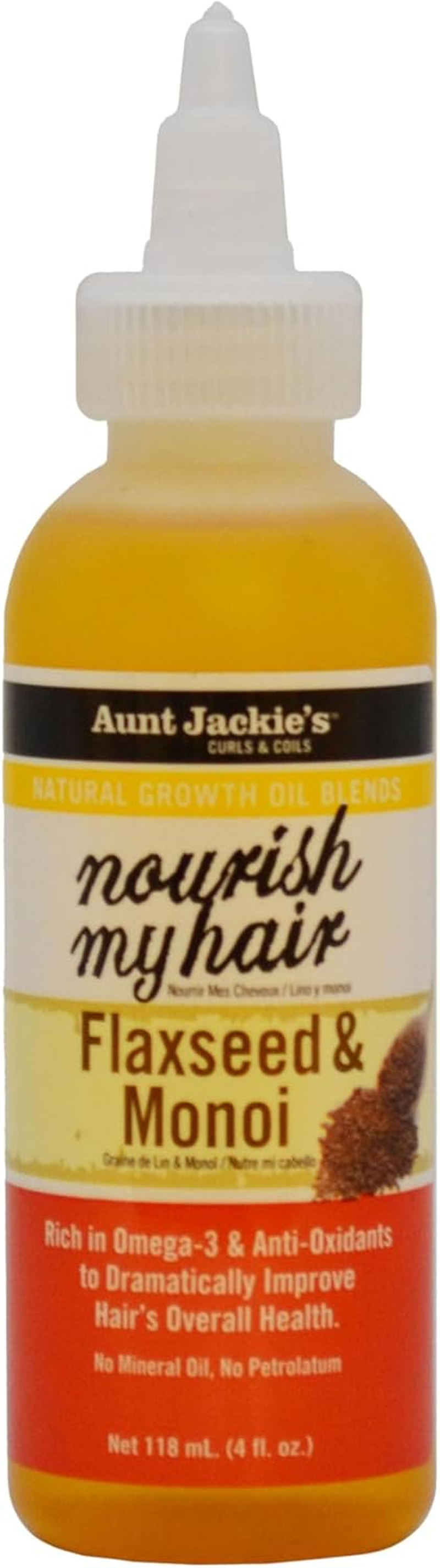 Aunt Jackies Nourish My Hair - Flaxseed and Monoi Oil for Hair'S Overall Health image number 1