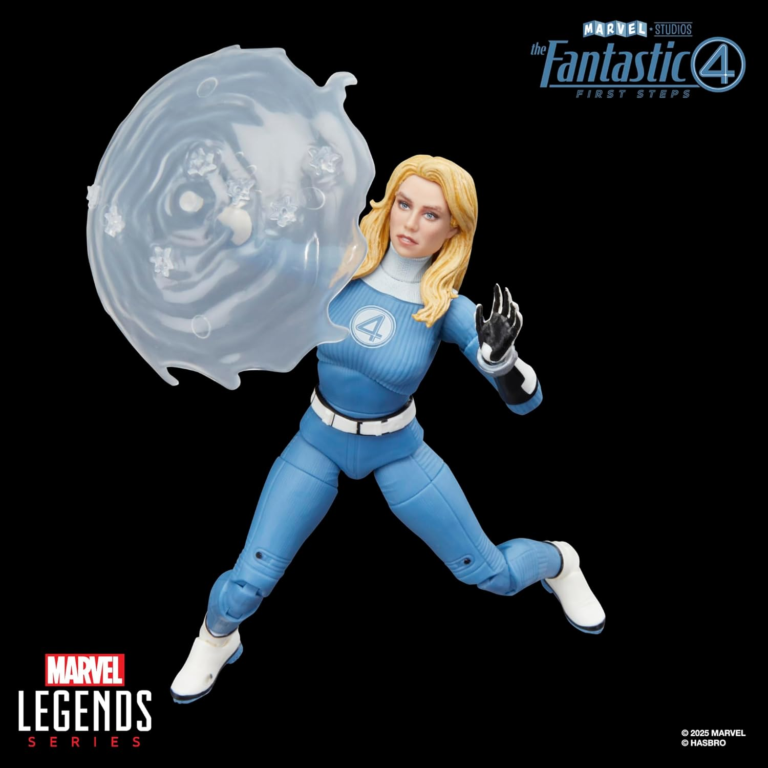 Marvel Legends Series Marvel'S Invisible Woman, the Fantastic Four: First Steps Sue Storm Movie Collectible 6 Inch Action Figure Toy image number 4